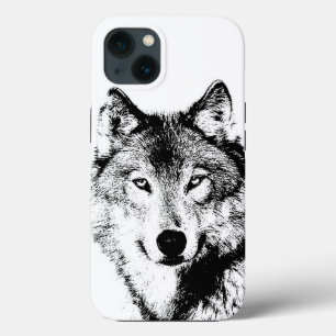 Etui iPhone 13 Loup