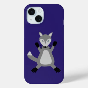 Coque Pour iPhone 15 Loup d'Halloween mignon