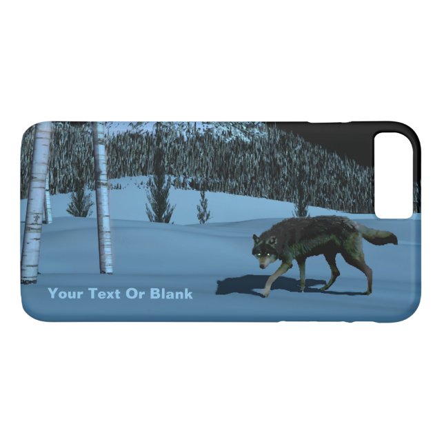 Coques Case-Mate iPhone Loup d'hiver - Tapetum Lucidum (Dos (Horizontal))