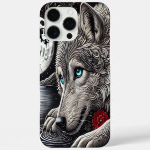 Coques iPhone 16 Pro Max Loup enchanté et reflet