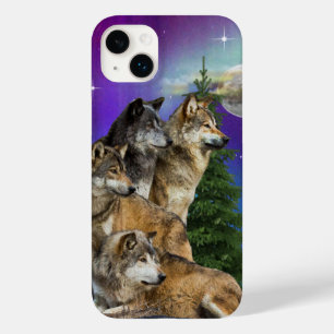 Coque Pour iPhone 14 Plus Loup et lune