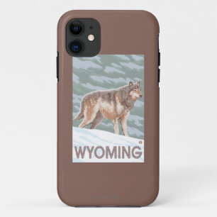 Coque Case-Mate Pour iPhone Loup gris StandingWyoming