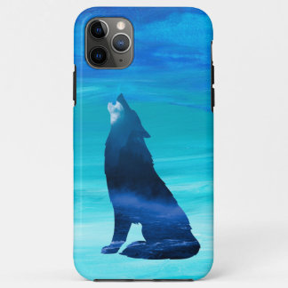 Case-Mate iPhone Case Loup hurlant avec Arrière - plan aquarelle