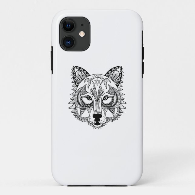 Coques Case-Mate iPhone Loup inspiré (Dos)