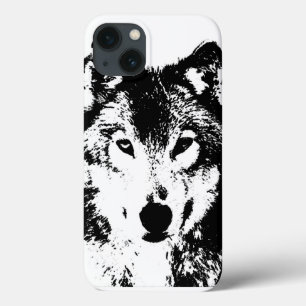 Case-Mate iPhone Case Loup noir et blanc