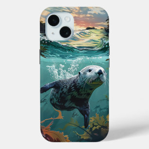 Coque Pour iPhone 15 Loupe de mer