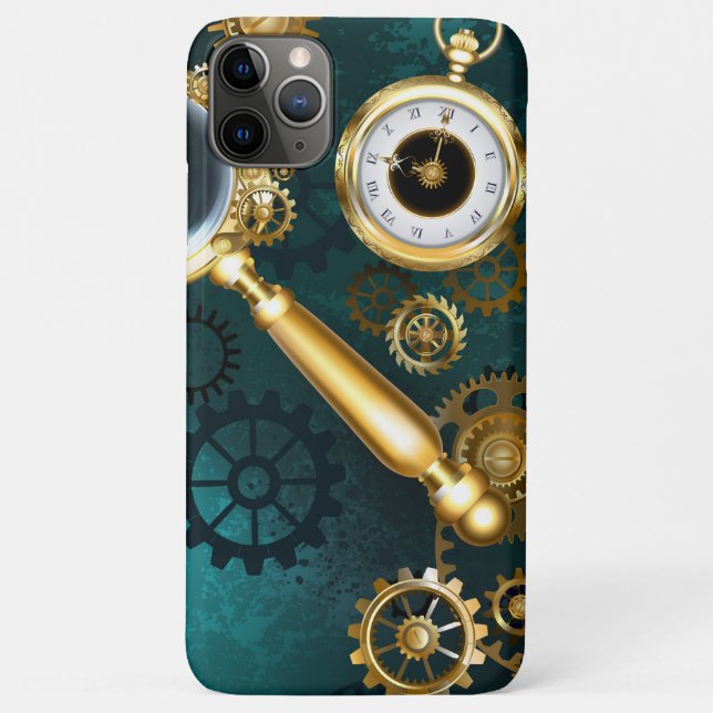 Coques Case-Mate iPhone Loupe en style Steampunk (Dos)