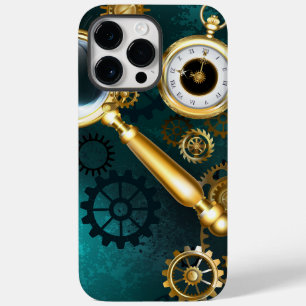 Coque Pour Pour iPhone 14 Pro Max Loupe en style Steampunk