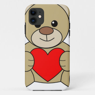 Coque iPhone 11 L'Ours d'amour