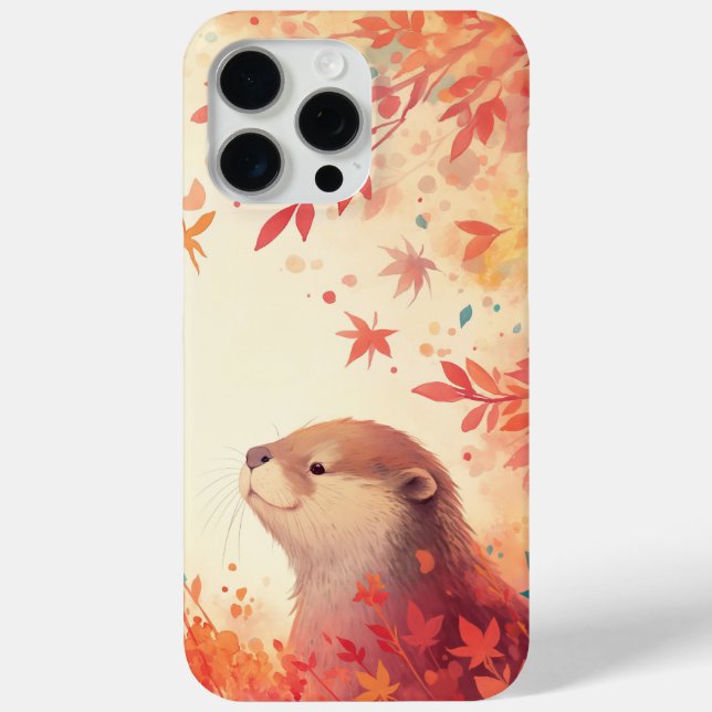 Coques Case-Mate iPhone Loutre Automne Merveille (Verso)