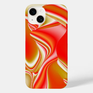 Coque Pour iPhone 14 Love and Gold Abstrait 3D Rainbowart