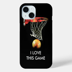 Coque Pour iPhone 15 Love Basketball