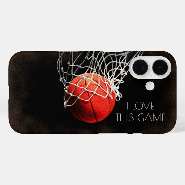 Coques Case-Mate iPhone Love Basketball Jeu (Verso (horizontal))