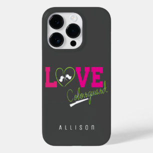 Coque Pour iPhone 14 Pro Love Color Guard Typographie