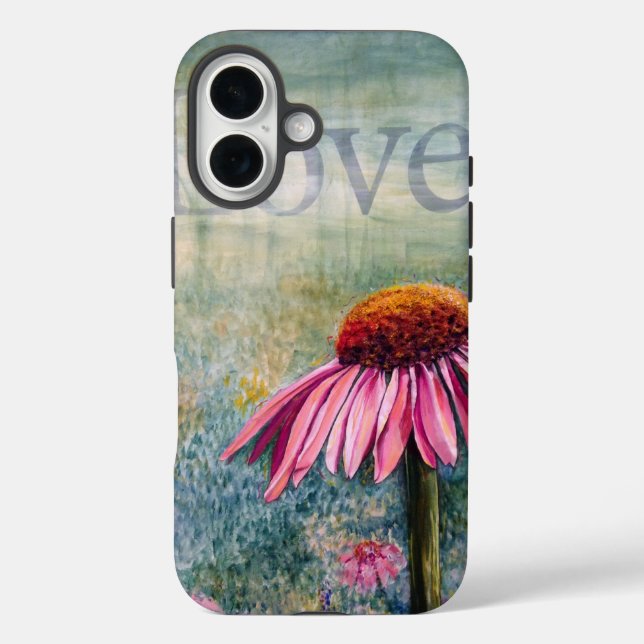 Coques Case-Mate iPhone Love coneflower phone case (Verso)