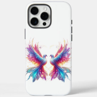 Coques iPhone 16 Pro Max Love Dove Birds