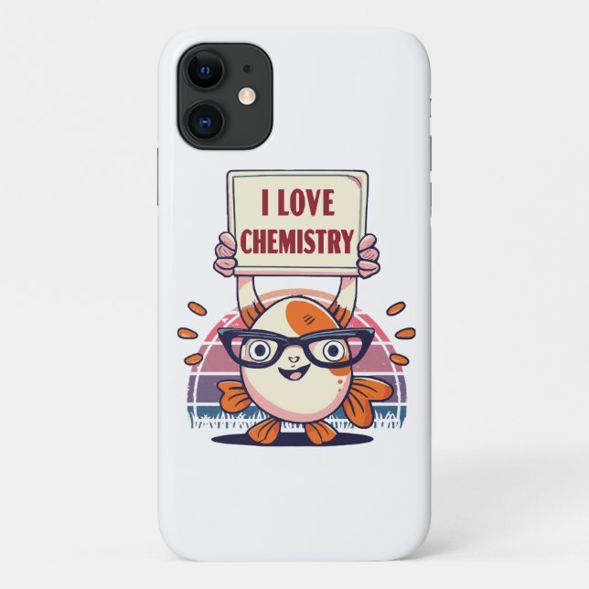 Coques Case-Mate iPhone Love Guppies et chimie (Dos)