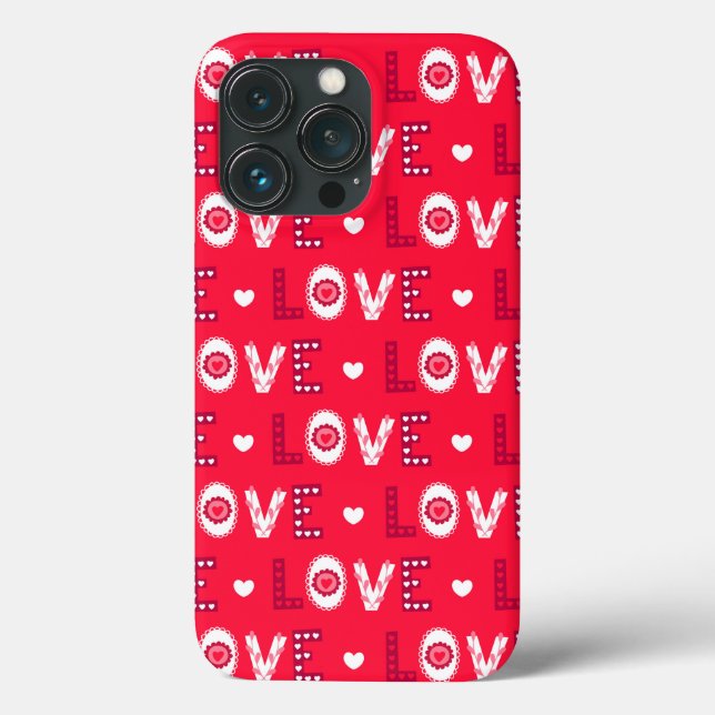 Coques Case-Mate iPhone Love Valentines Motif (Verso)