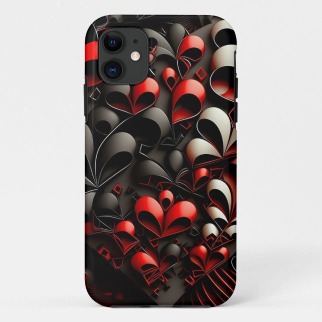 Coques Case-Mate iPhone Lovely Heart Design iPhone/coque ipad - Protection (Dos)