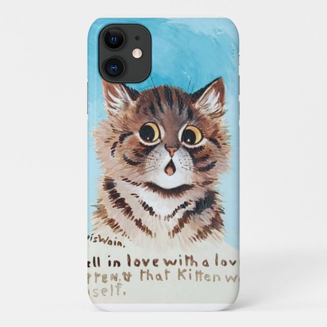 Coques Case-Mate iPhone Lovely Kitten, Louis Wain (Dos)