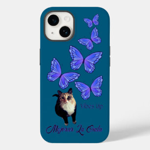 Coque Pour iPhone 14 Lucille & The Butterflies Cat  Case-Mate iPhone Ca