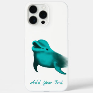 Coques iPhone 16 Pro Max Lucky Dolphin - Ajouter votre texte