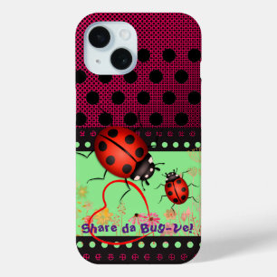 Coque Pour iPhone 15 Lucky Ladybug Spots