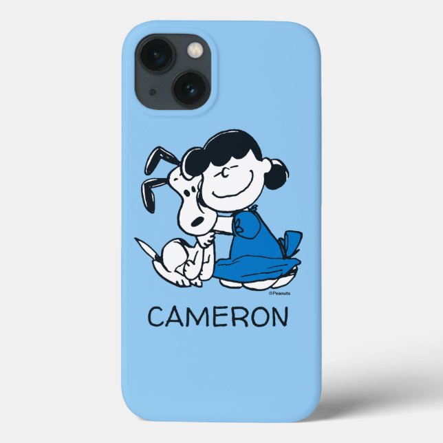 Coques Case-Mate iPhone Lucy Hugging Snoopy (Verso)