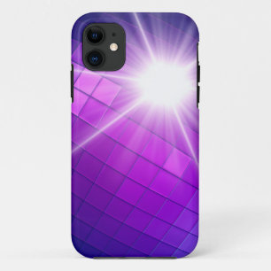 Etui iPhone Case-Mate Lumière abstraite en mosaïque violette