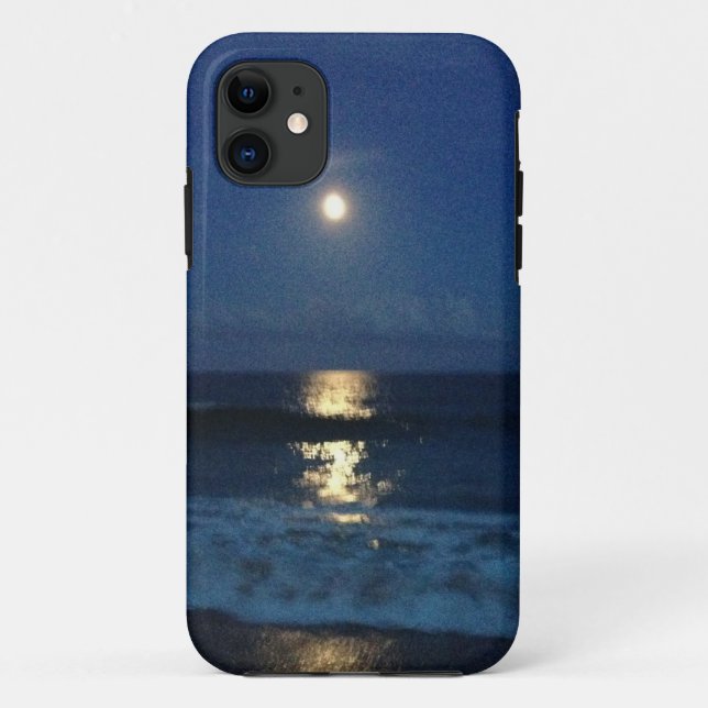 COQUES Case-Mate iPhone LUMIÈRE LUNE SUR LA PLAGE (Dos)