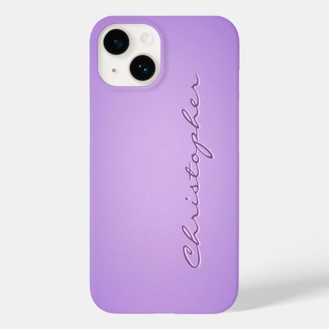 Coques Case-Mate iPhone Lumière personnalisée violet Texture radiale 15 (Verso)