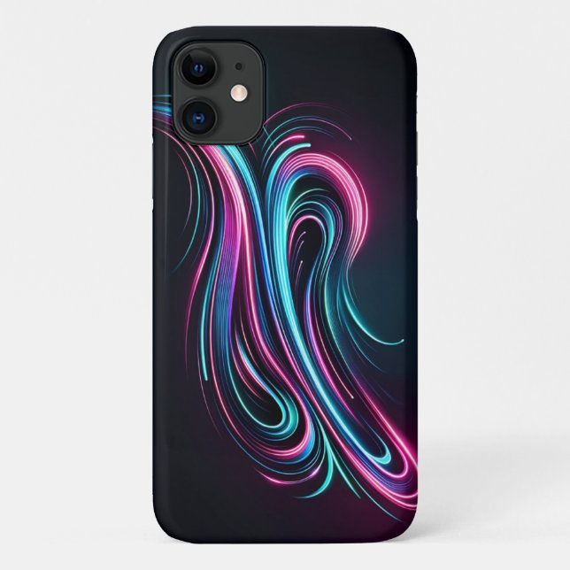 Coques Case-Mate iPhone Lumières de Neon (Dos)