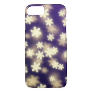 Etui iPhone Case-Mate Lumières Dreamy Blue Snowflake Bokeh