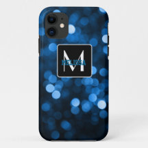 Lumières scintillantes bleues - Personnalisez votr