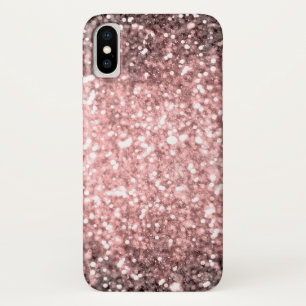 Case-Mate iPhone Case Lumières scintillantes Rose Gold pour Filles Paill
