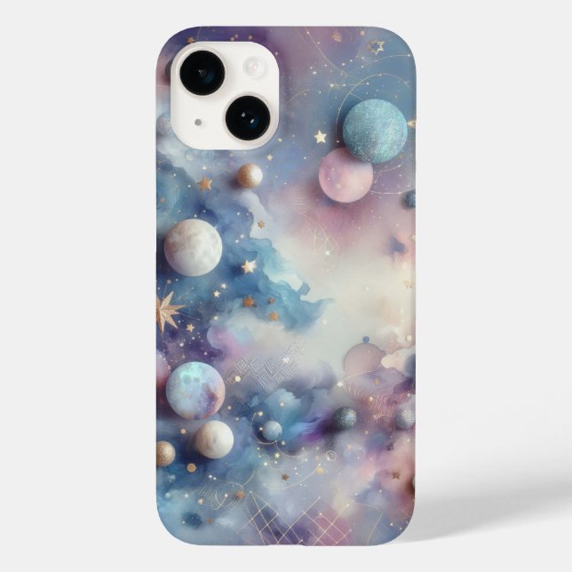 Coques Case-Mate iPhone Luminosité cosmique : Boîtier téléphonique étoilé  (Verso)