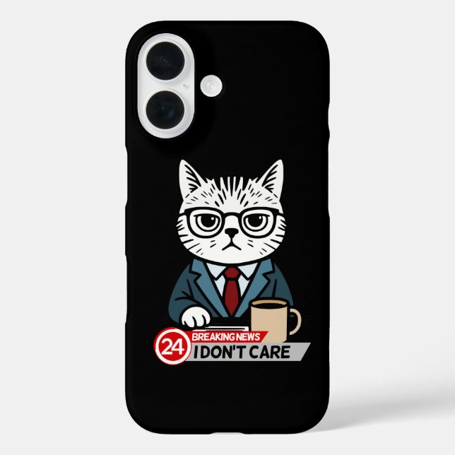 Coques Case-Mate iPhone Lundi Mood Funny Chat Mème (Verso)
