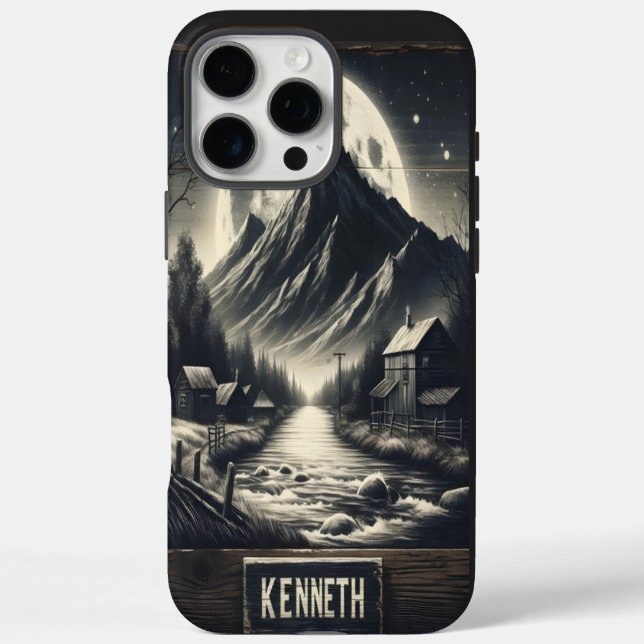 Coques Case-Mate iPhone Lune au-dessus du ruisseau Kenneth (Verso)
