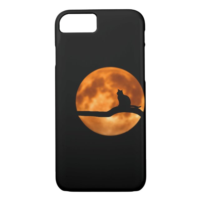 Coques Case-Mate iPhone Lune Chat Phonecase (Dos)