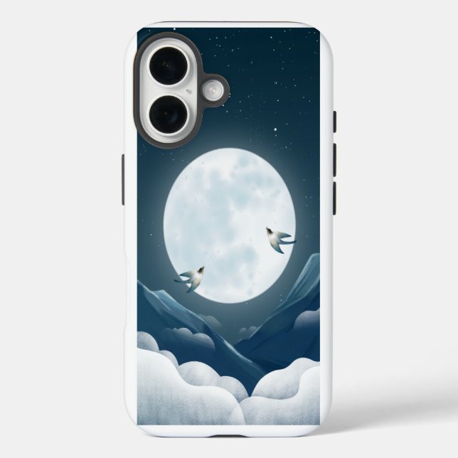 Coques Case-Mate iPhone Lune et avale Téléphone de nuit (Verso)