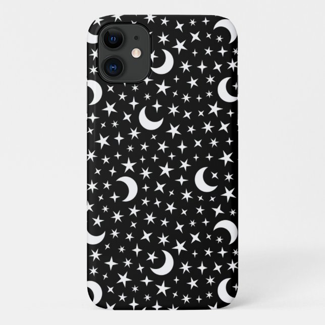 Coques Case-Mate iPhone Lune et étoiles (Dos)
