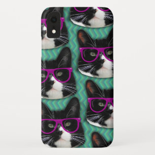 Coques Pour iPhone Lunettes amusantes Tuxedo Chat Motif amusant