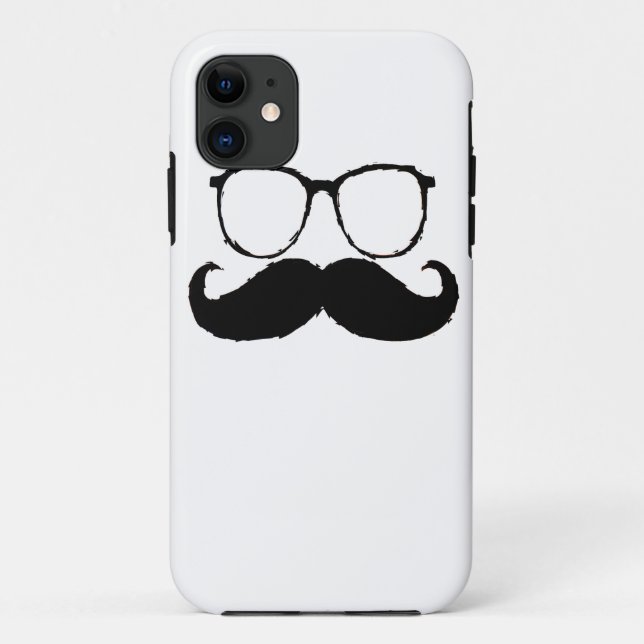 Coques Case-Mate iPhone Lunettes de moustache amusantes 3 (Dos)
