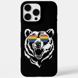 Coques iPhone 16 Pro Max Lunettes de soleil arc-en-ciel drapeau de la fiert