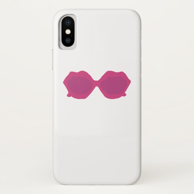 Coques Case-Mate iPhone Lunettes de soleil rose tendance (Dos)