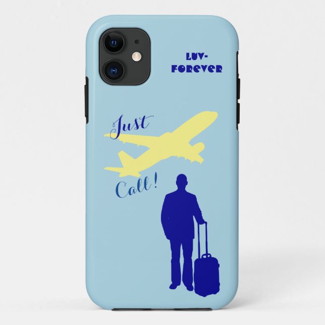 Coques Case-Mate iPhone Luv bleu pour toujours (Dos)