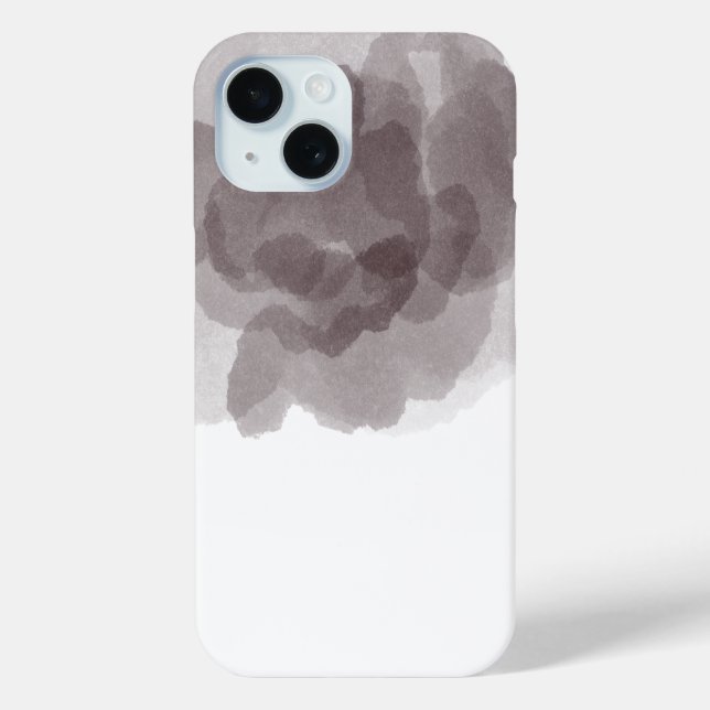 Coques Case-Mate iPhone Luxe Brown Magic Rose Aquarelle Art Abstrait (Verso)