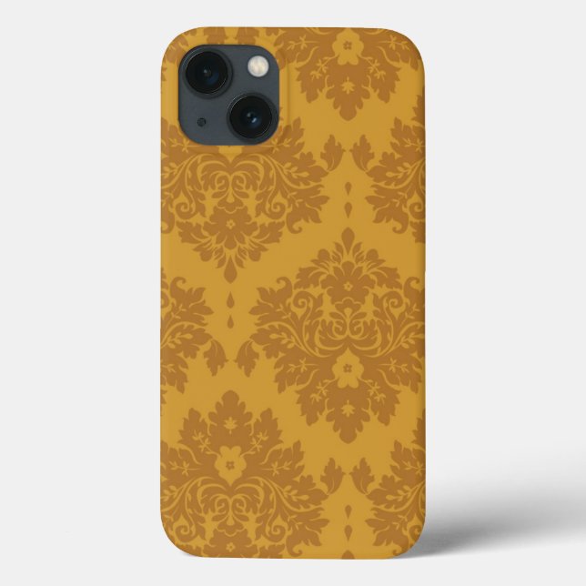 Coques Case-Mate iPhone Luxe Golden Damask (Verso)