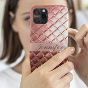 Case-Mate iPhone Case Luxe Rose Gold Parties scintillant Custom Ajouter