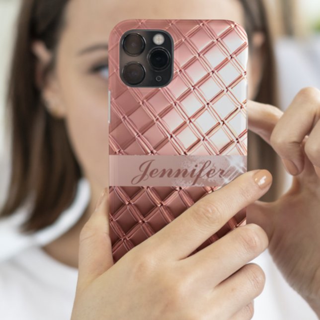 Coques Case-Mate iPhone Luxe Rose Gold Parties scintillant Custom Ajouter  (Créateur téléchargé)